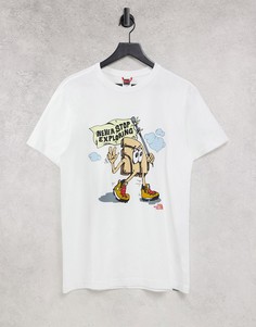 Белая футболка The North Face Graphic Flow-Белый