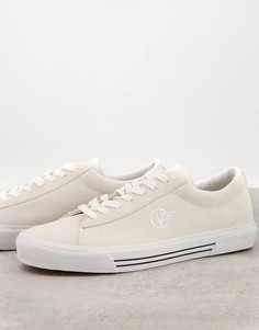 Белые замшевые кроссовки Vans Sid-Белый