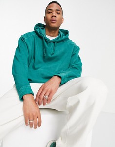Зеленый выбеленный oversized-худи ASOS DESIGN-Зеленый цвет