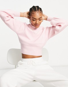 Розовый трикотажный свитшот премиум-класса для дома с круглым вырезом ASOS DESIGN Выбирай и Комбинируй