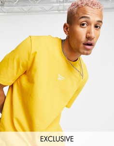 Желтая футболка с логотипом Reebok Classics эксклюзивно для ASOS-Желтый