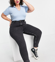 Черные джинсы в винтажном стиле New Look Curve-Черный цвет