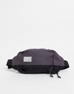 Черная поясная сумка с контрастными вставками Jack & Jones-Черный цвет