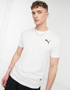 Белая футболка с логотипом Puma Essentials-Белый