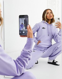 Сиреневое oversized-худи The North Face Essential-Фиолетовый цвет