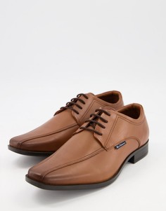 Светло-коричневые кожаные туфли дерби на шнуровке Ben Sherman-Коричневый цвет