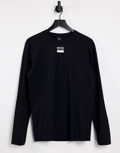 Лонгслив BOSS Athleisure Togn 2-Черный цвет