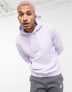Пыльно-фиолетовый худи Nike Club-Фиолетовый цвет