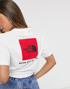 Белая футболка с логотипом The North Face-Белый