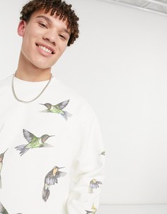 Белый свободный свитшот с принтом колибри Levis Levis®