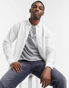 Льняная рубашка Tommy Hilfiger-Белый