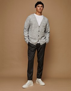 Темно-серые строгие джоггеры Topman-Серый