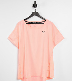 Розовая футболка Puma Training Favourite-Розовый цвет