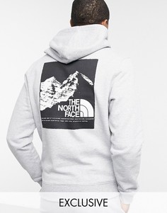 Серый худи с принтом на спине The North Face эксклюзивно для ASOS