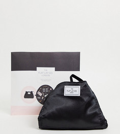 Эксклюзивная черная шелковистая косметичка с затягивающимся шнурком The Flat Lay Co. X ASOS Exclusive-Бесцветный