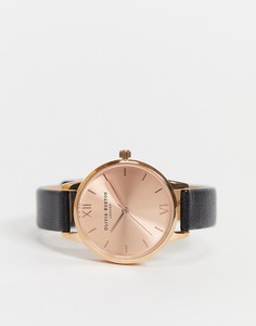 Часы с циферблатом цвета розового золота Olivia Burton-Черный цвет