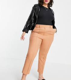 Укороченные брюки ASOS DESIGN curve mix & match-Розовый цвет