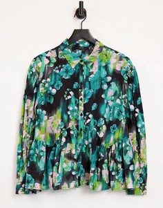 Рубашка с крупным цветочным принтом Vero Moda-Многоцветный