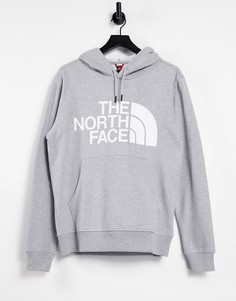 Худи серого цвета The North Face-Серый