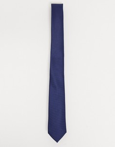 Темно-синий узкий галстук ASOS DESIGN
