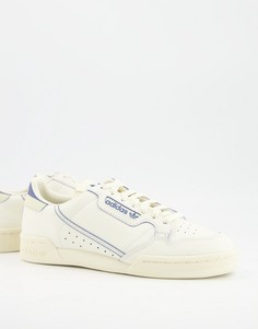 Светлые кроссовки adidas Originals Continental 80-Белый