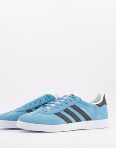 Синие кроссовки adidas Originals gazelle-Голубой