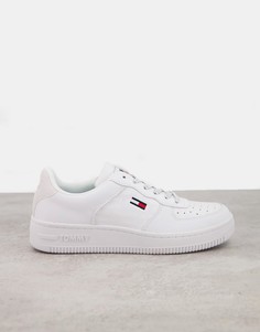 Белые кроссовки с логотипом в виде флага Tommy Jeans-Белый