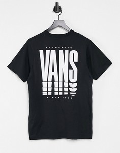 Черная футболка с короткими рукавами Vans Reflect-Черный цвет