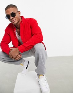 Красная вельветовая рубашка в стиле 90-х ASOS DESIGN-Красный