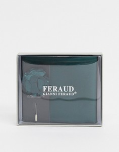 Однотонный платок-паше и булавка на лацкан Gianni Feraud-Зеленый