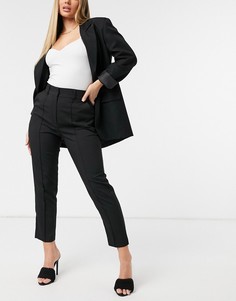 Комбинируемые брюки-сигареты до щиколотки ASOS DESIGN Hourglass-Черный