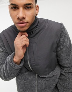 Серый свитшот River Island-Коричневый цвет