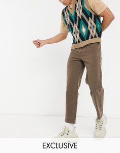 Классические прямые джинсы винтажного коричневого цвета Reclaimed Vintage Inspired The 90s-Коричневый цвет