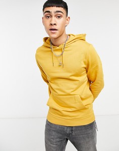 Желтое худи из органического хлопка ASOS DESIGN-Желтый