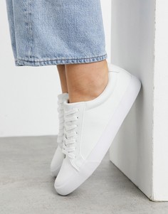 Белые кроссовки на шнуровке ASOS DESIGN Demi-Белый