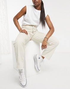 Прямые вельветовые джинсы до щиколотки кремового цвета Levis-Белый Levis®