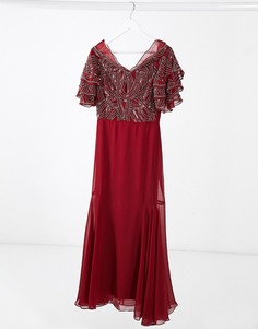 Красное платье макси с декором Virgos Lounge-Красный