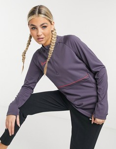 Темно-фиолетовый топ для тренировок Nike Football Academy Dry-Голубой