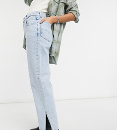 Выбеленные джинсы в винтажном стиле 90-х с разрезами Reclaimed Vintage Inspired-Голубой