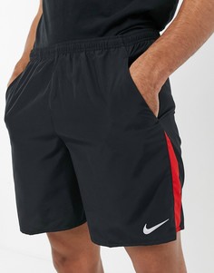 Черные шорты для бега длиной 7 дюймов Nike Running Dry-Черный цвет
