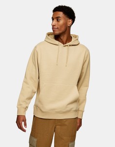 Худи светло-бежевого цвета Topman-Бежевый