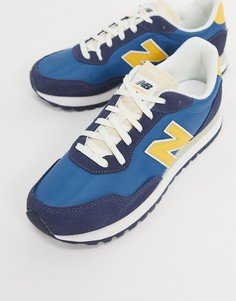 Голубые кроссовки New Balance 527-Голубой