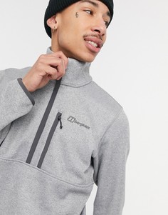 Светло-серый флисовый свитшот Berghaus Carnell