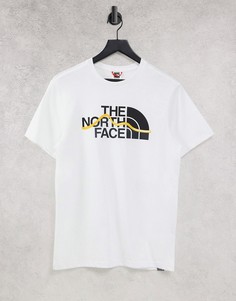 Белая футболка The North Face Mountain Line-Белый
