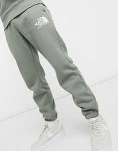 Зеленые джоггеры The North Face Logo +-Зеленый цвет