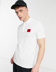 Белая футболка-поло HUGO Dereso 212-Белый