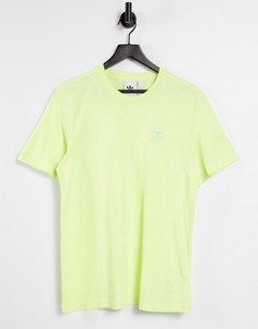 Желтая футболка бойфренда с логотипом adidas Originals Adicolor-Желтый