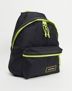 Черный рюкзак с контрастной молнией и мягкими вставками Eastpak Padded PakR-Черный цвет