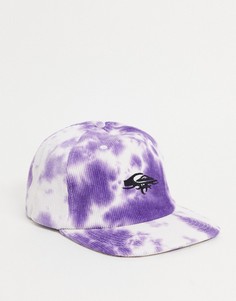 Фиолетовая вельветовая кепка с принтом тай-дай Quiksilver OG-Фиолетовый цвет