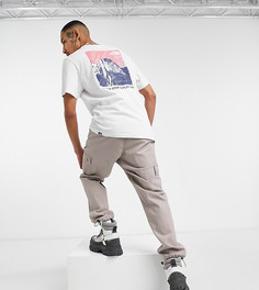 Белая футболка с рисунком с горами The North Face Illustrative Mountain-Белый